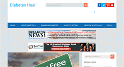 Desktop Screenshot of diabetesheal.com